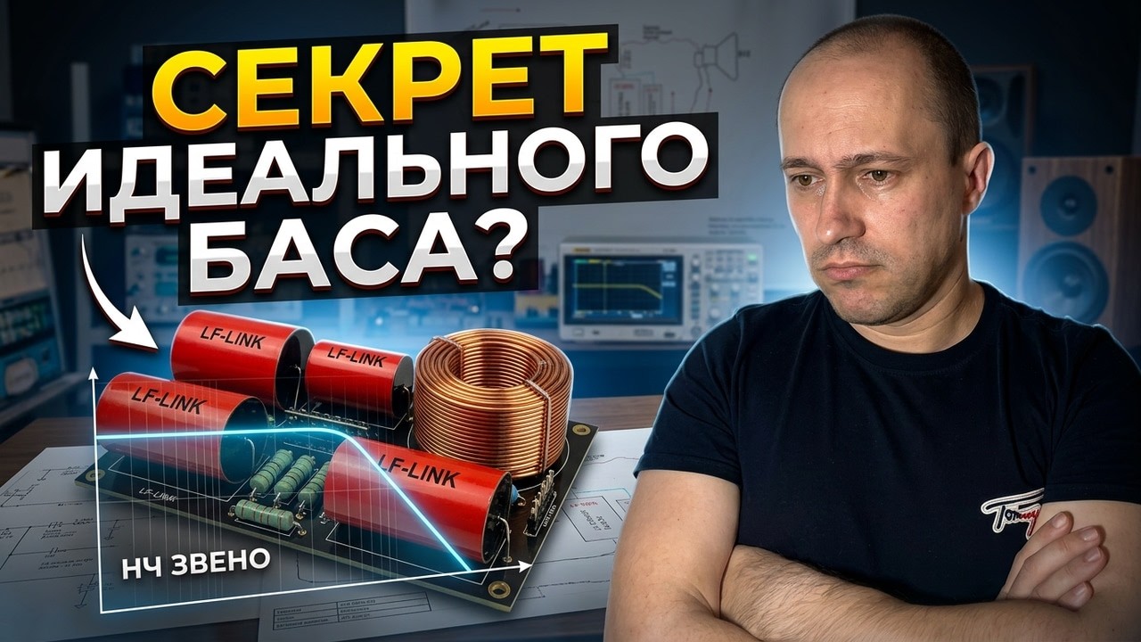 Секреты идеального разделительного фильтра в акустике для всех! Часть 1. НЧ звено