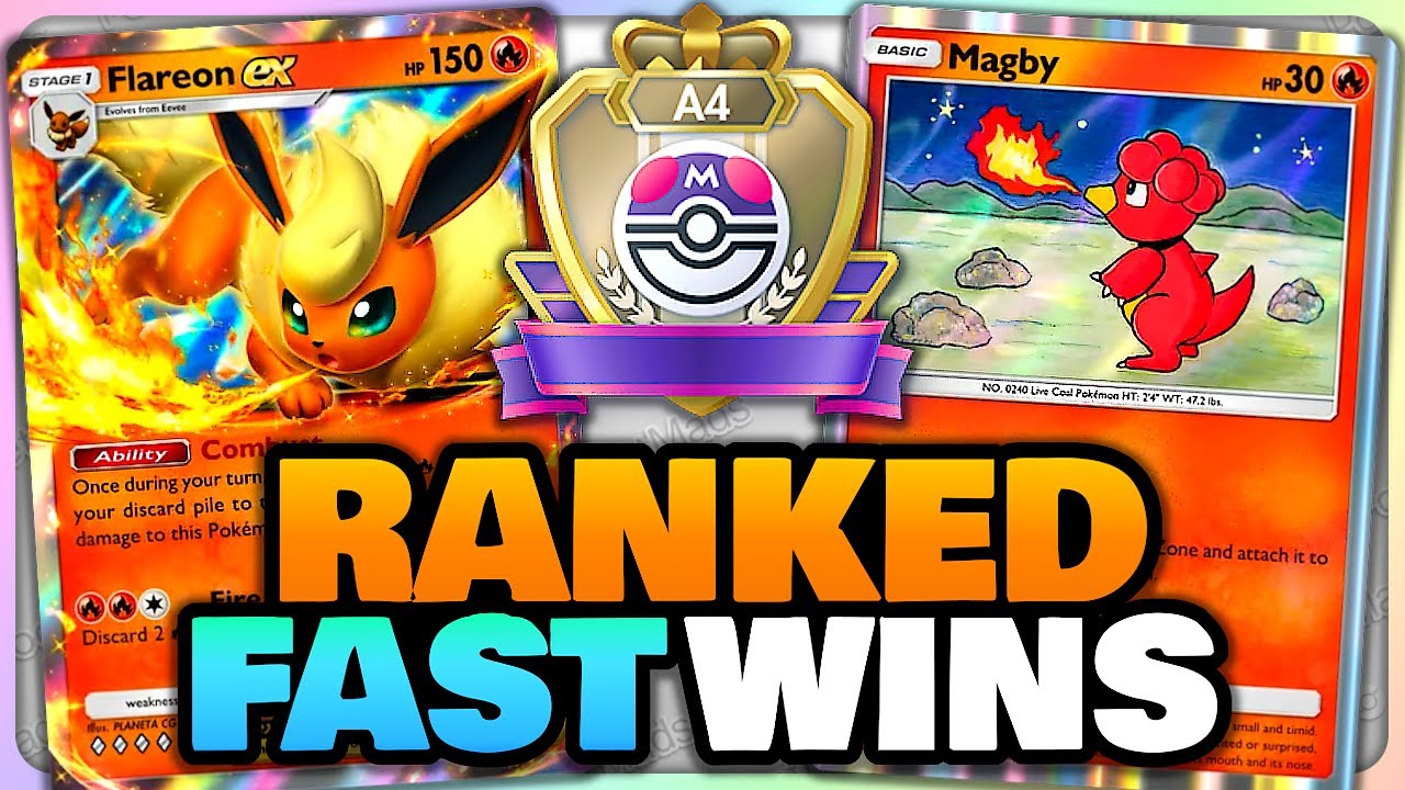 NEW Turbo Flareon Deck Ranks Up FAST!!! | Pokemon TCG Pocket