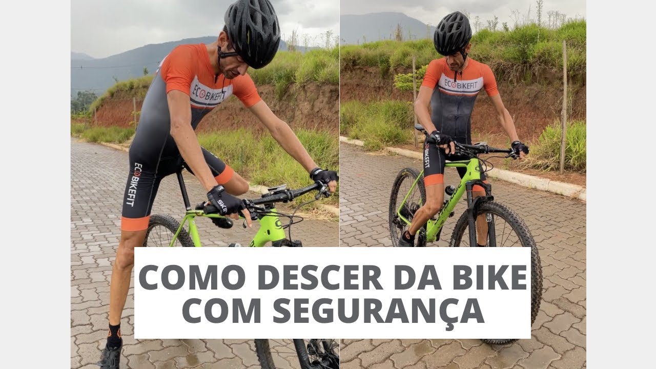 Como descer da bike com segurança!