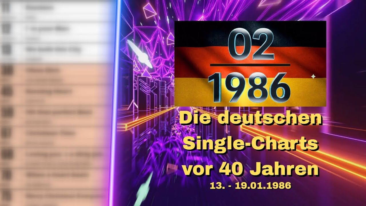 DAS waren HITS 02-86 | Die deutschen Single-Charts Januar 1986 | BetaVision