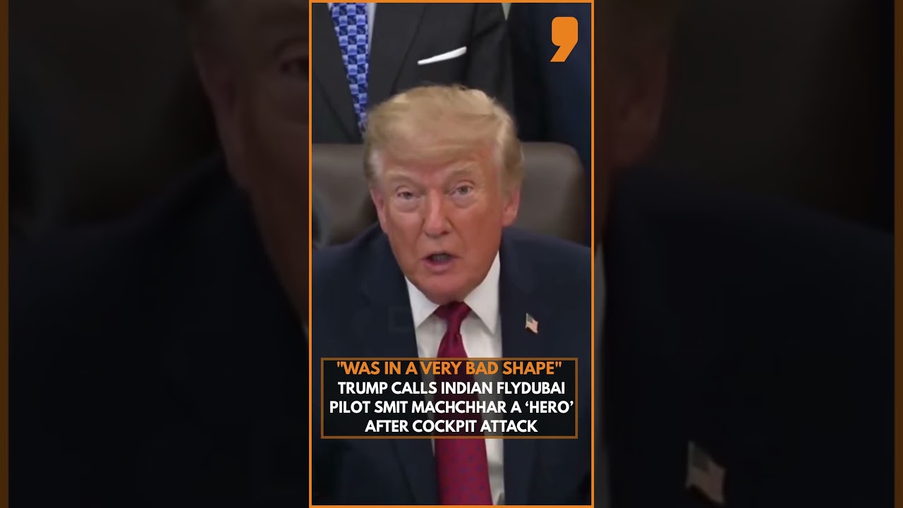 Trump Hails Indian Pilot Smit Machchhar As &lsquo;Hero&rsquo; After Flydubai Cockpit Attack