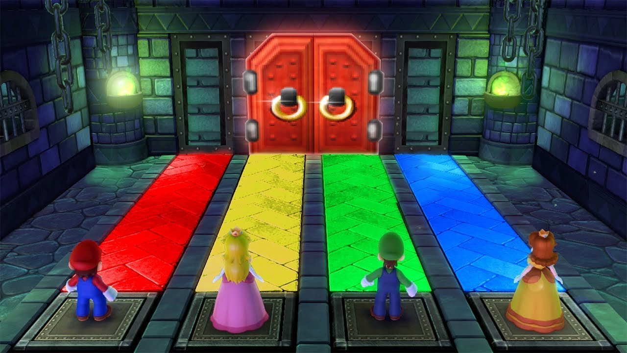 Mario Party 10 MiniGames - Mario Vs Luigi Vs Peach Vs Daisy (Master Cpu)