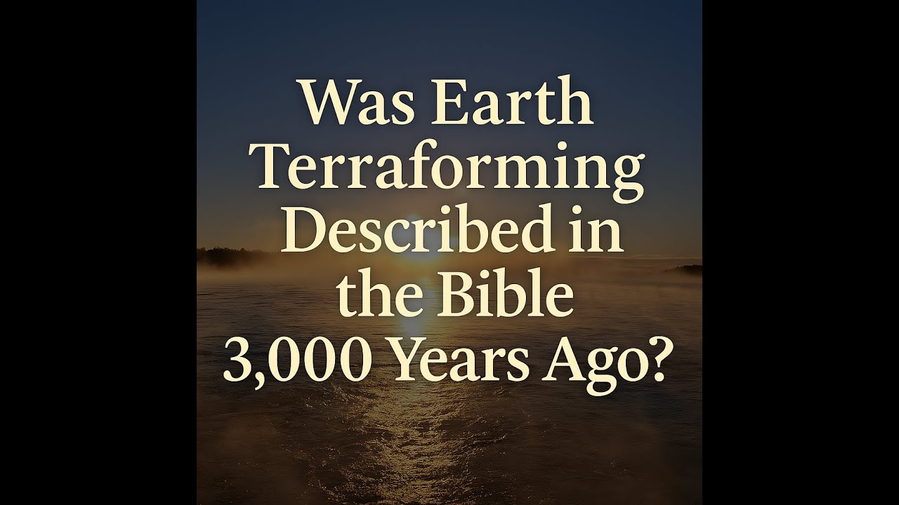 Was Earth Terraforming Described in the Bible 3,000 Years Ago?