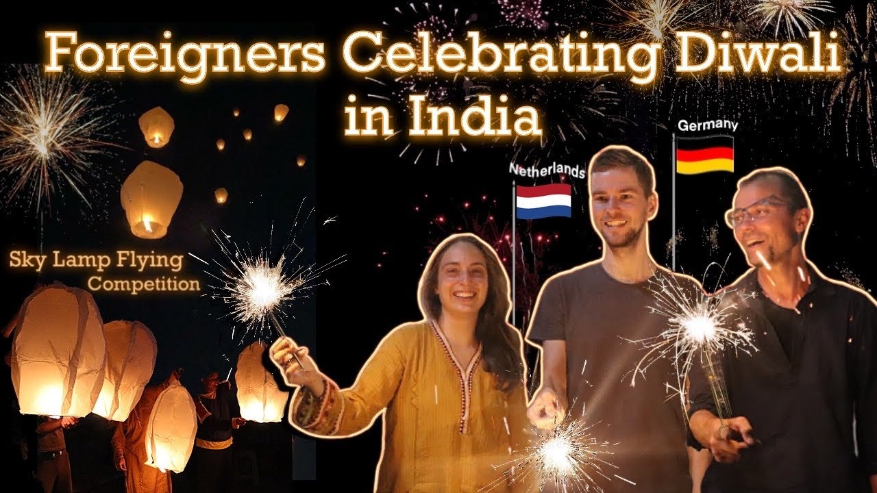 Foreigners Celebrating Diwali in INDIAN HOUSE | #Part2 | 🇳🇱🇩🇪🧡🇮🇳