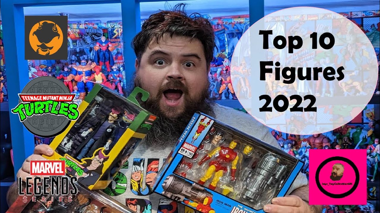 Top 10 Action Figures Countdown of 2022 nah Top 22 !! All Lines Marvel Legends NECA Mezco Mafex TMNT