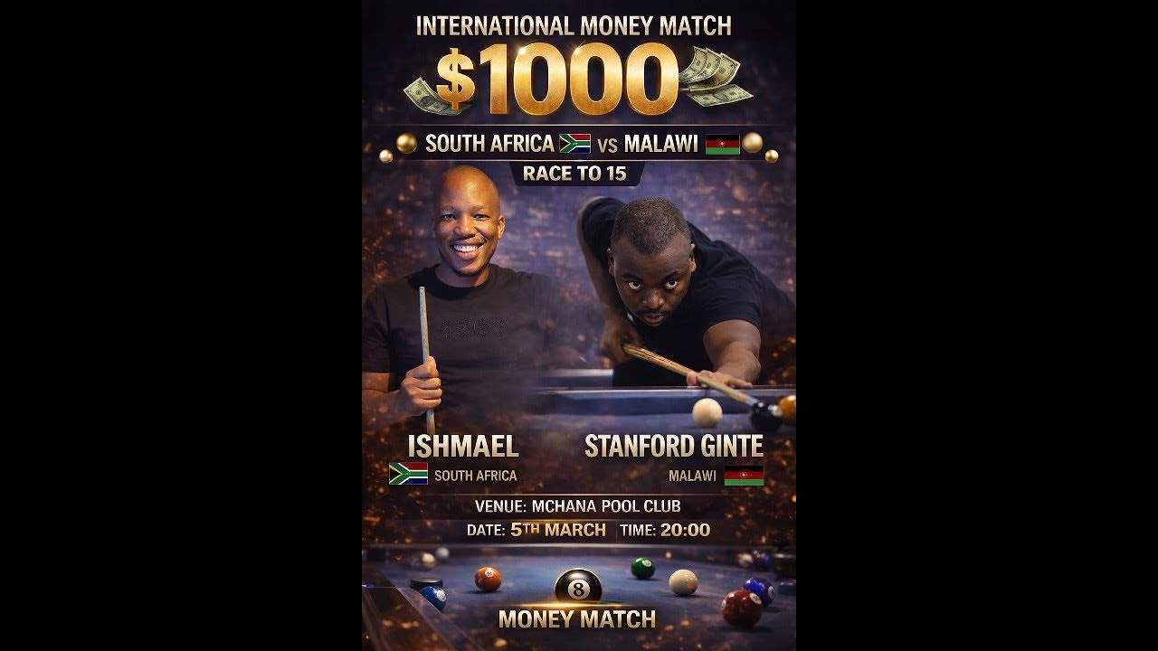 GINTE 🇲🇼 vs ISHMAEL🇿🇦 - 05/03/2026