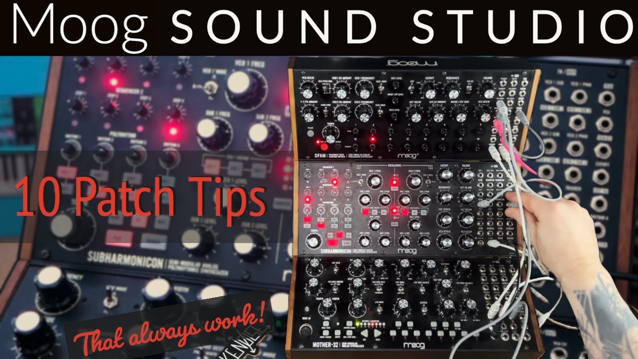 10 Moog Sound Studio Patch tips, that always work!