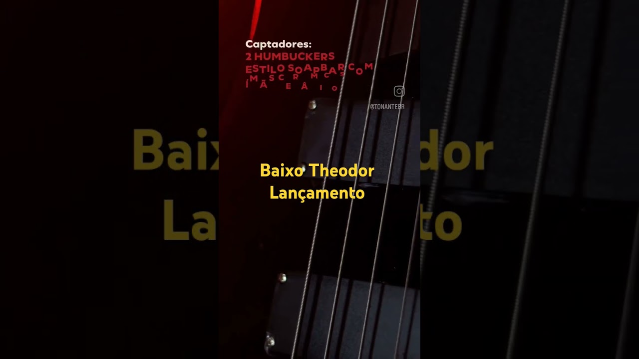 Baixo Theodor lançamento Review completo no canal Alan Klein