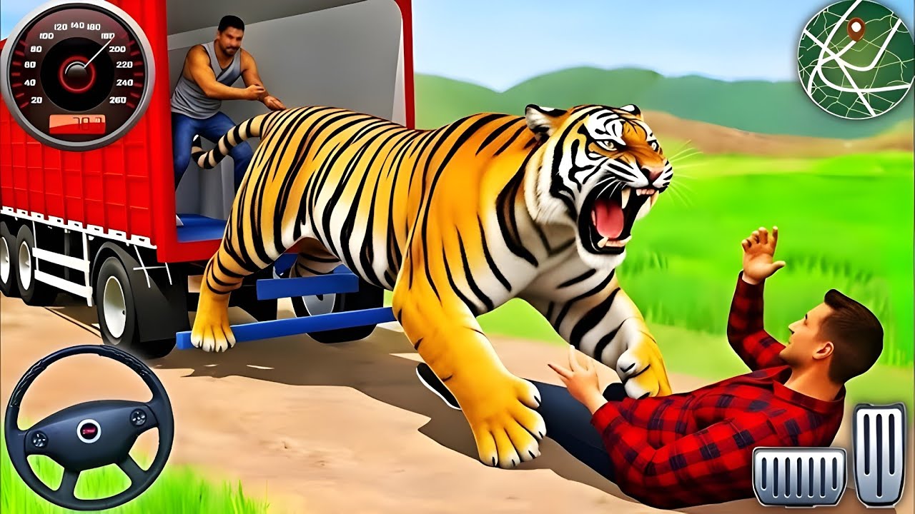 Animal Cargo Truck Driving Game 3D - Animal Transport Cargo Truck 2024 - Android Gameplay