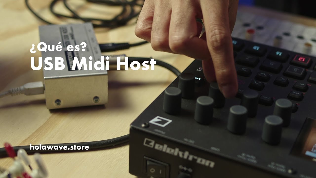 ¿Qué es un USB Midi host?