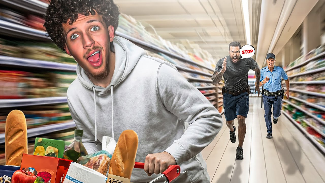JE VOLE LES COURSES DES GENS (PRANK QUI TOURNE MAL)
