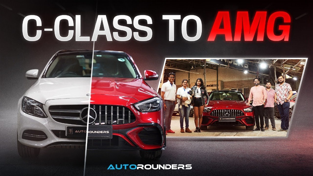 Watch This Mercedes C-Class Transform from W205 to W206 |📍Autorounders
