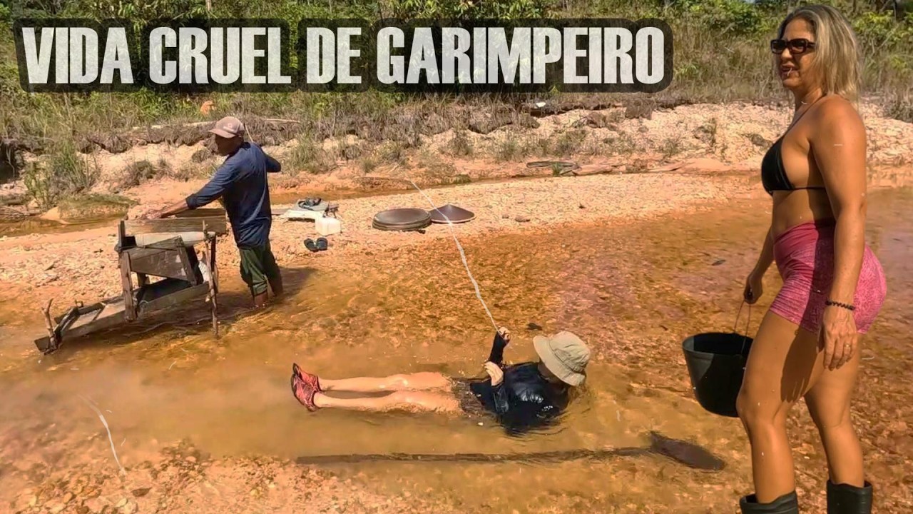 AMAZONIA CHEGAMOS NO GARIMPO E FOMOS AUTORIZADOS PELO GARIMPEIRO A MOSTRAR TUDO E COMO SE TRABALHA