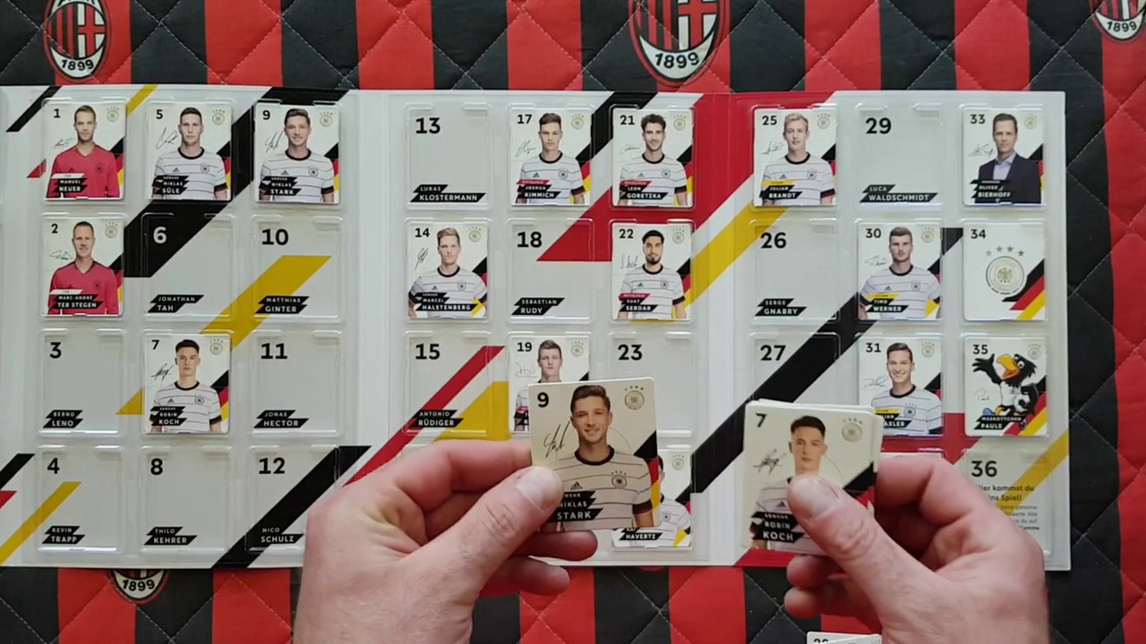 HIT! NOWOŚĆ! DFB SAMMELALBUM 2020 - SKLEP REWE -OTWIERAM 25 SASZETEK - CZY UDAŁO SIĘ ZEBRAĆ KOMPLET?