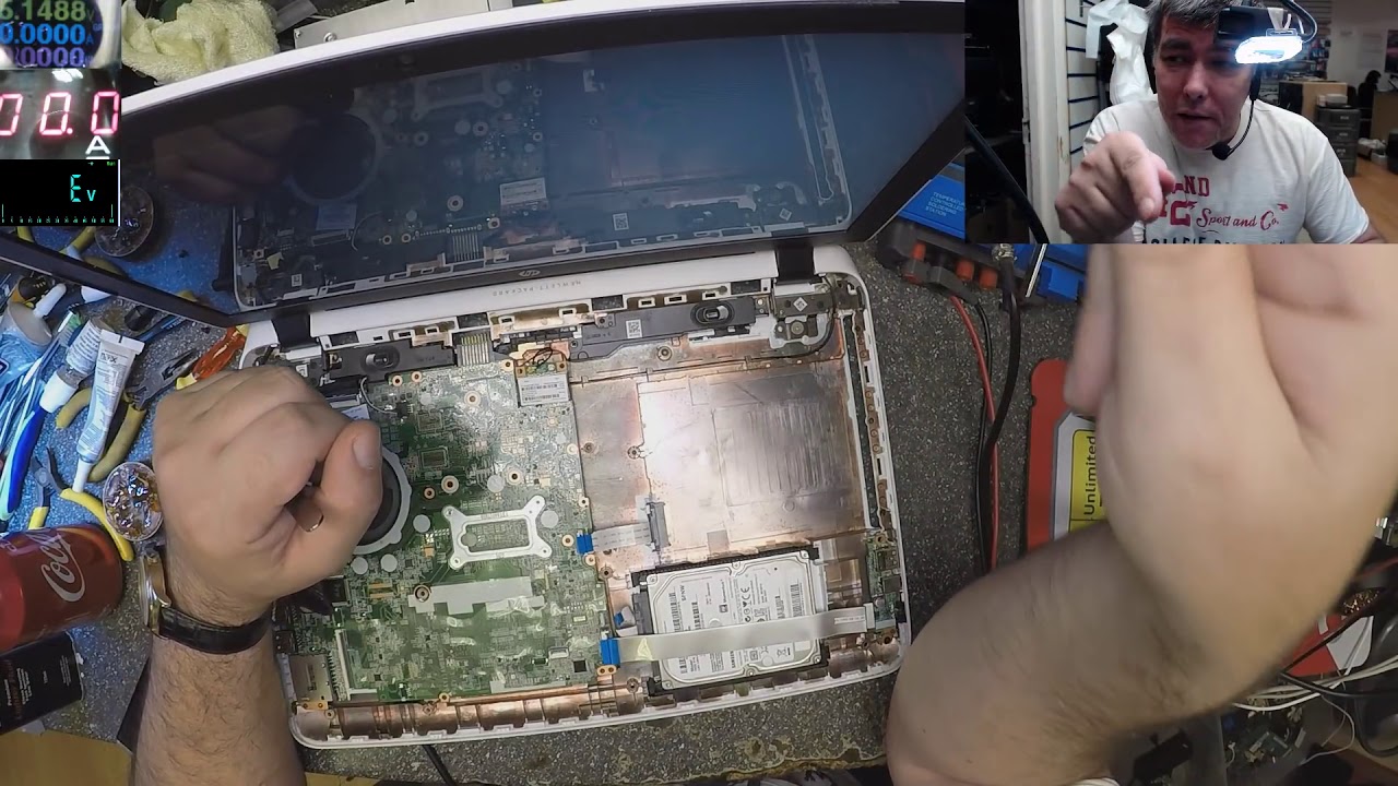 Hp 15-p245sa laptop, a extremely complicated motherboard repair :)))