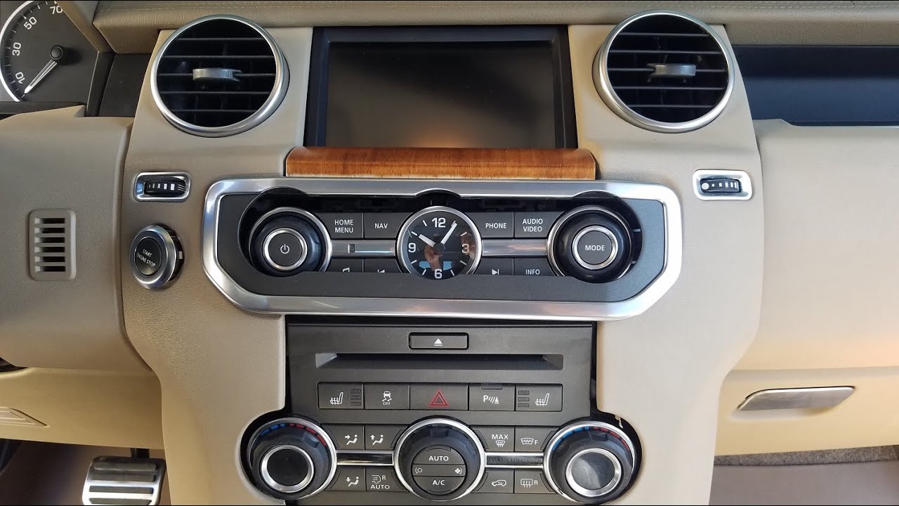 How to Remove Radio / Navigation / Display from 2012 Land Rover LR4 for Repair.