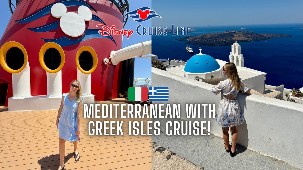 FULL CRUISE 🚢 9 Night Mediterranean with Greek Isles Cruise June 2025 Disney Fantasy from Rome DCL