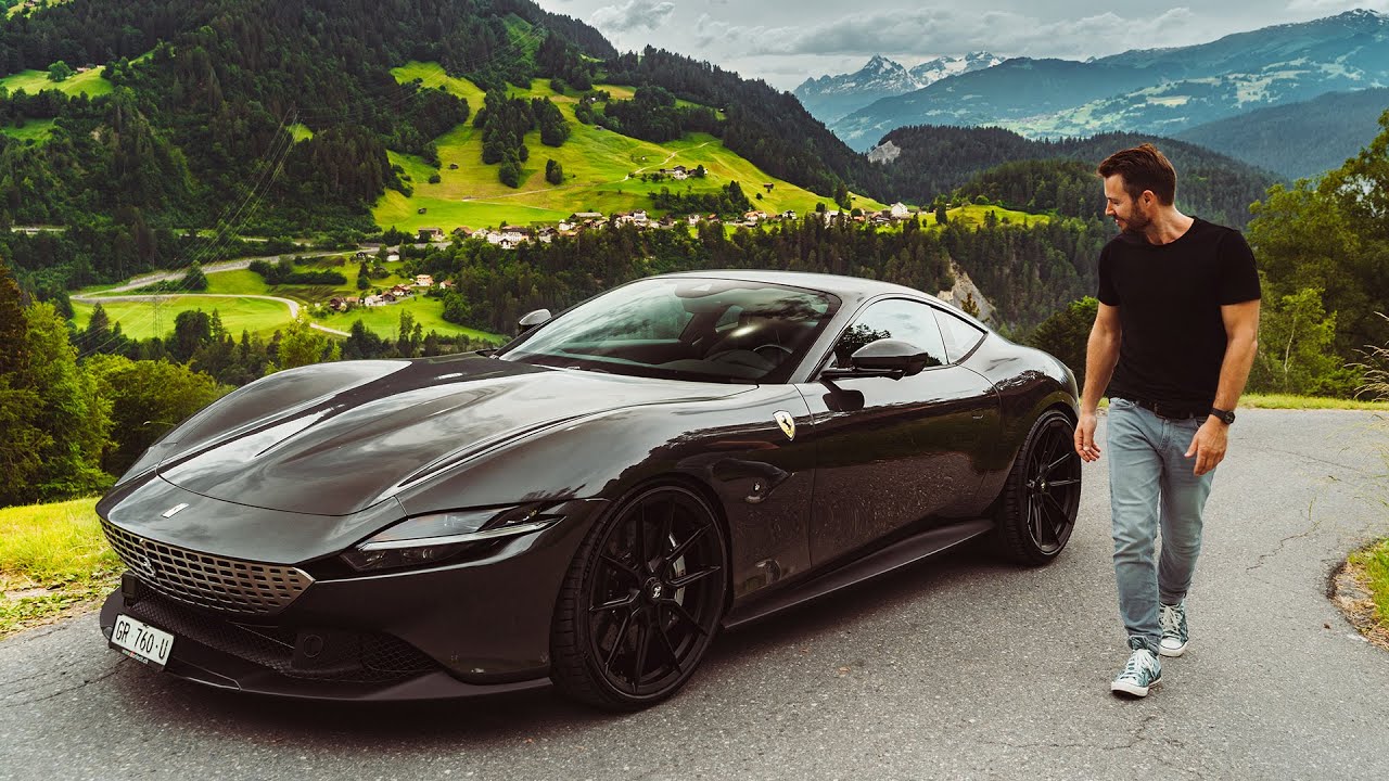 driving a Ferrari Roma with Novitec parts in Switzerland / The Supercar Diaries