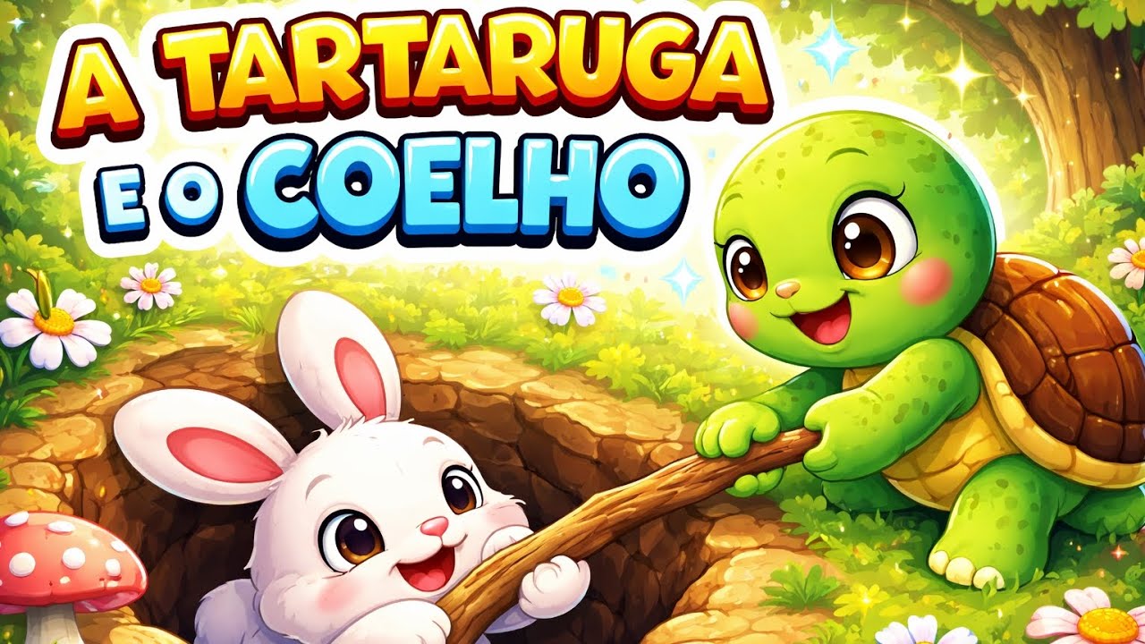 A Tartaruga que Invejava o Coelho 🐢🐰 | Uma Linda Lição Sobre Comparação