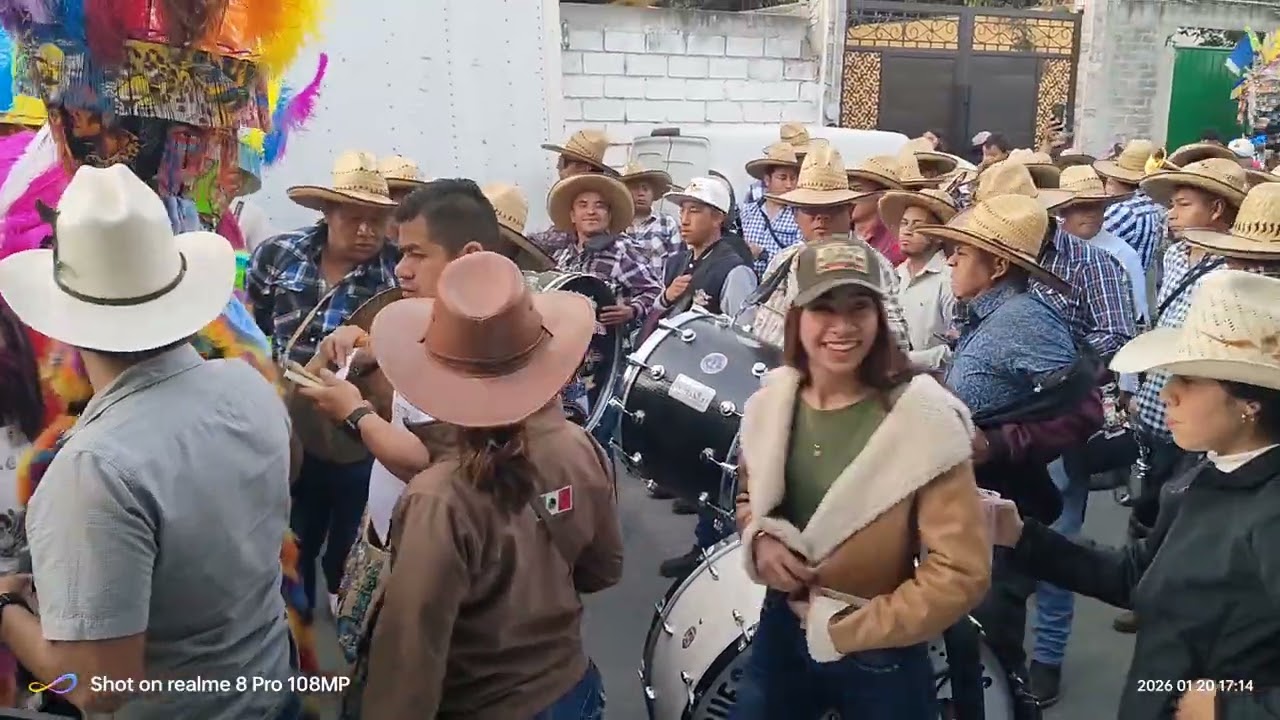 TEPETLIXPA Mex Comparsa Union Central Banda TROMBA 20 Enero 2026