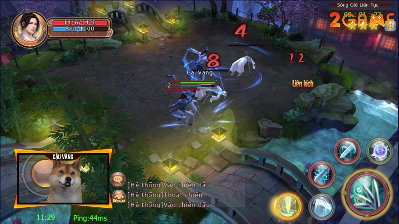 Trải nghiệm Cửu Âm Chân Kinh 2D Mobile - MMORPG võ hiệp tái hiện phiên bản PC kinh điển