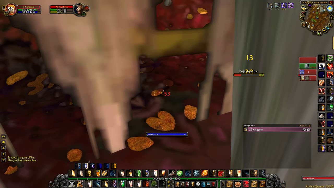 Wow Classic Feral Druid Bot farming XP in Azshara