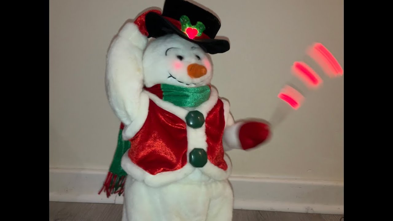 Gemmy Industries Christmas 2004 | Spinning Snowflake Snowman (Macy's Version) ☃️