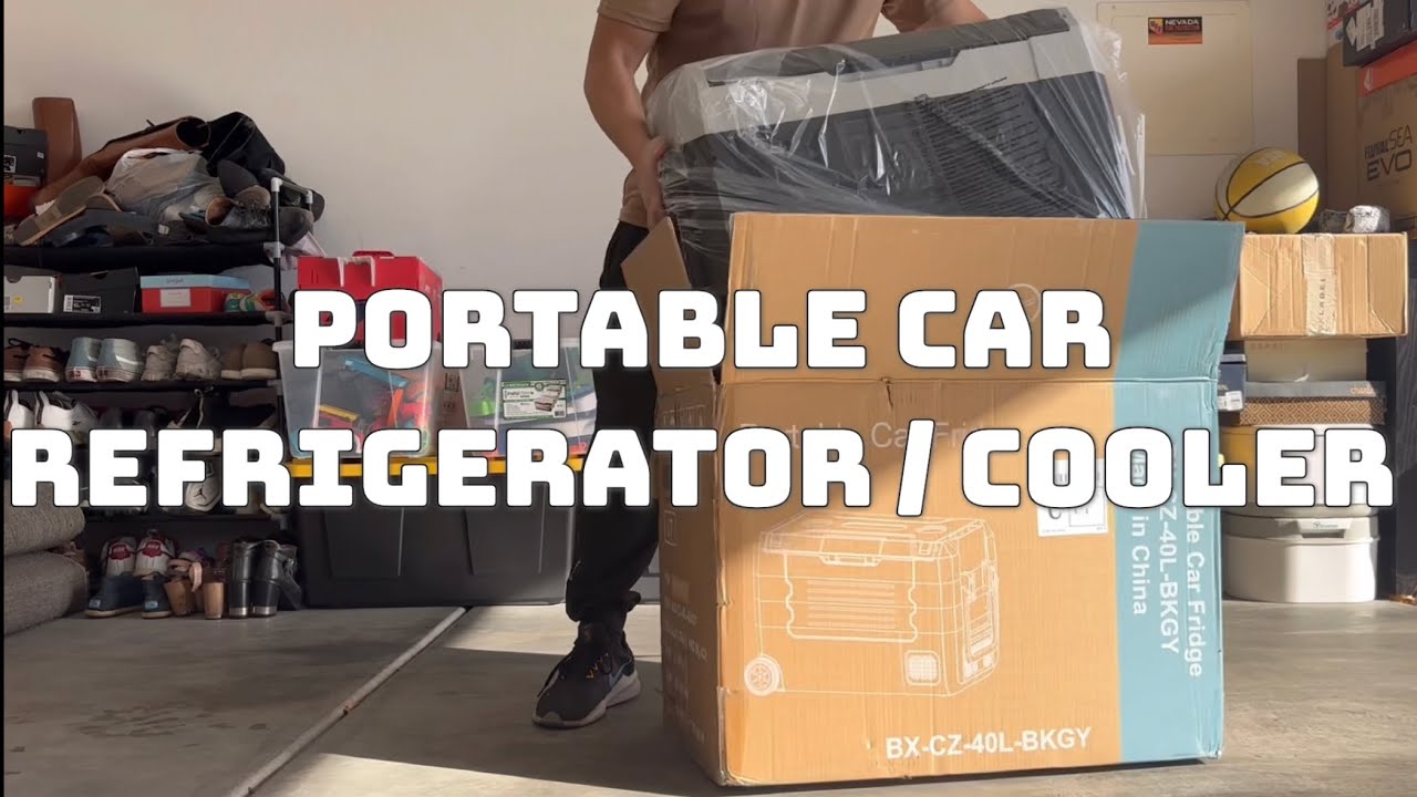 OLIXIS 42QT (40L) portable car refrigerator / cooler. Great size for camping and portability 
