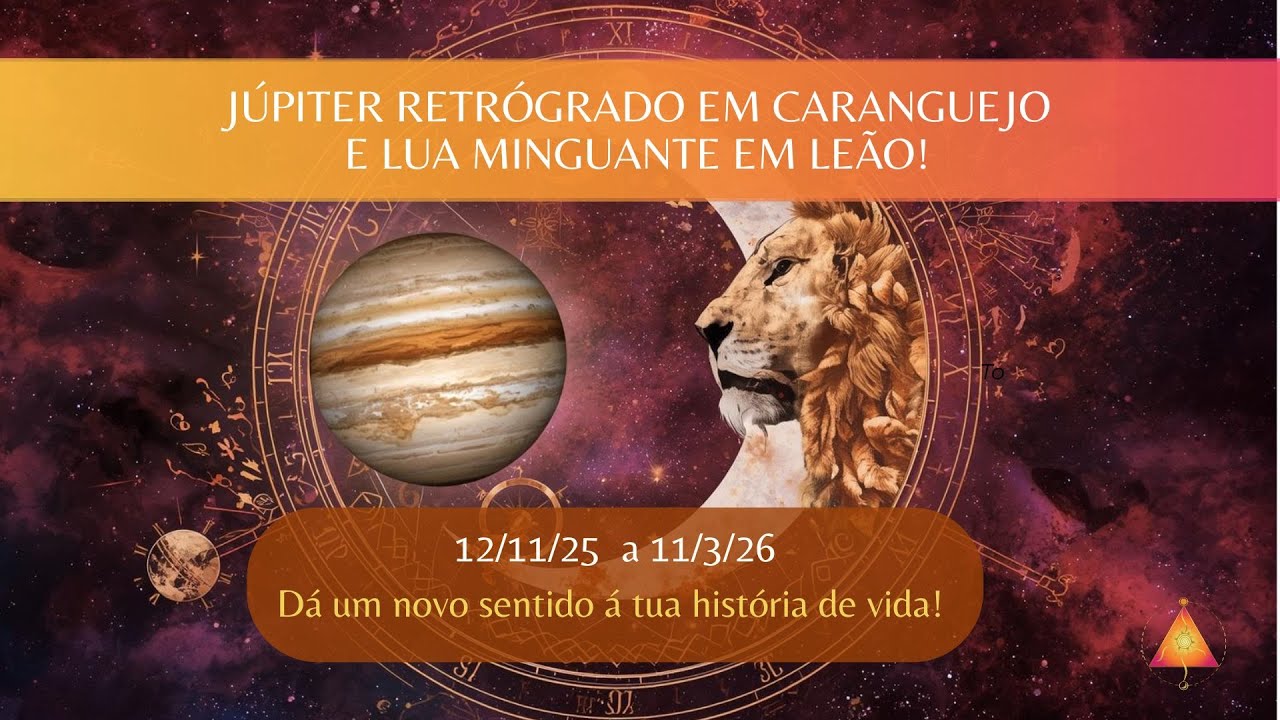 Júpiter retrógrado e Lua minguante — Dá um novo rumo à tua história!