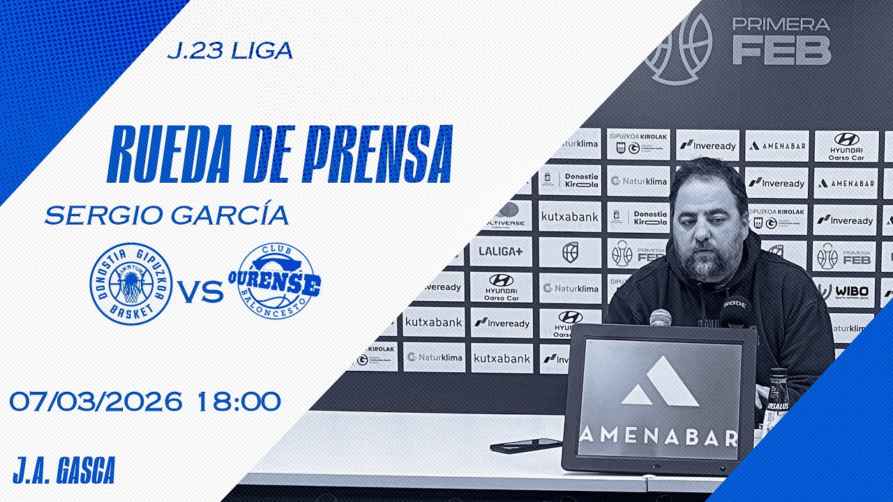 RUEDA DE PRENSA PREVIA | SERGIO GARCÍA | J.23 LIGA