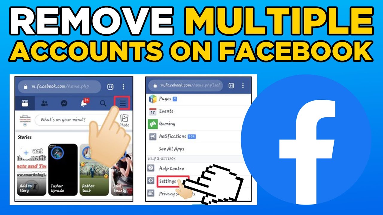 How To Remove Multiple Accounts On Facebook (2025)