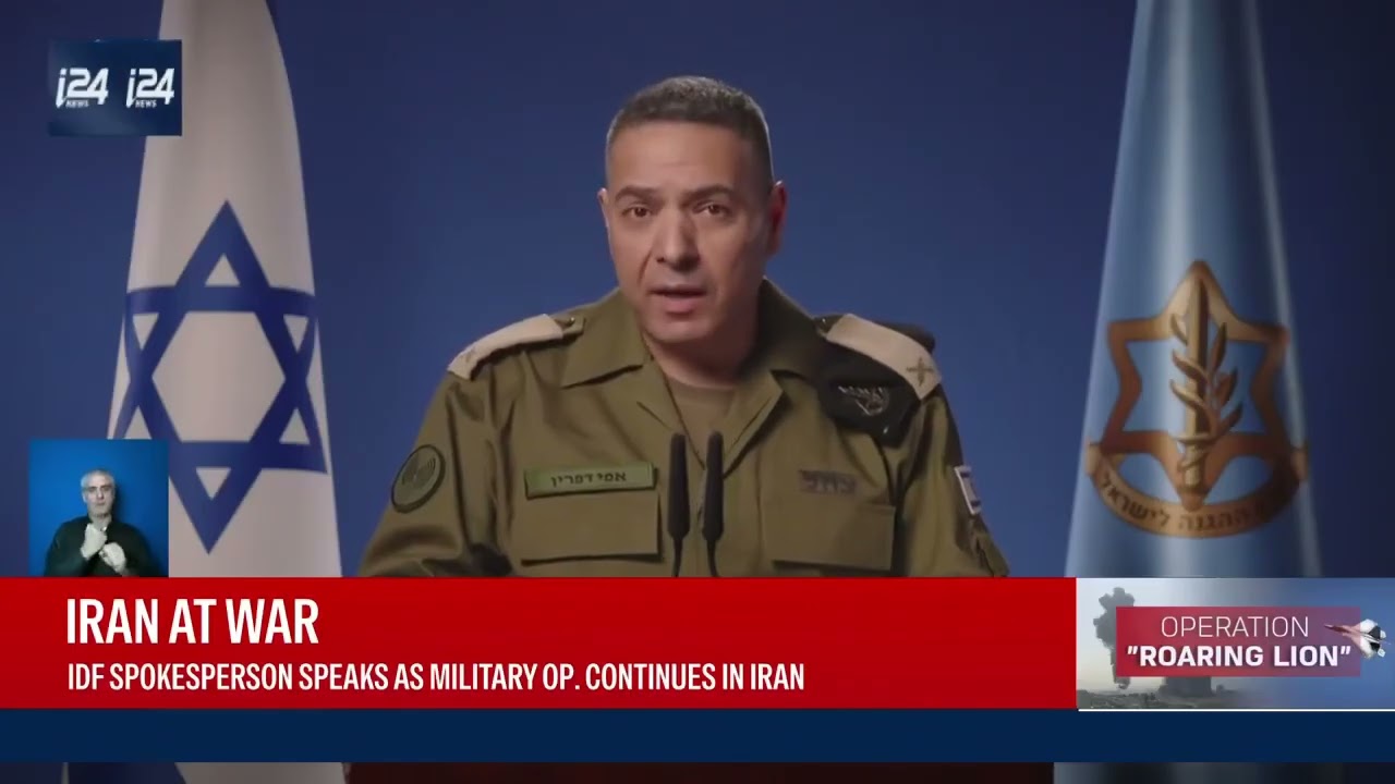 Purtătorul de cuvânt al IDF anunță ultimele decizii în timpul operațiunii militare din Iran