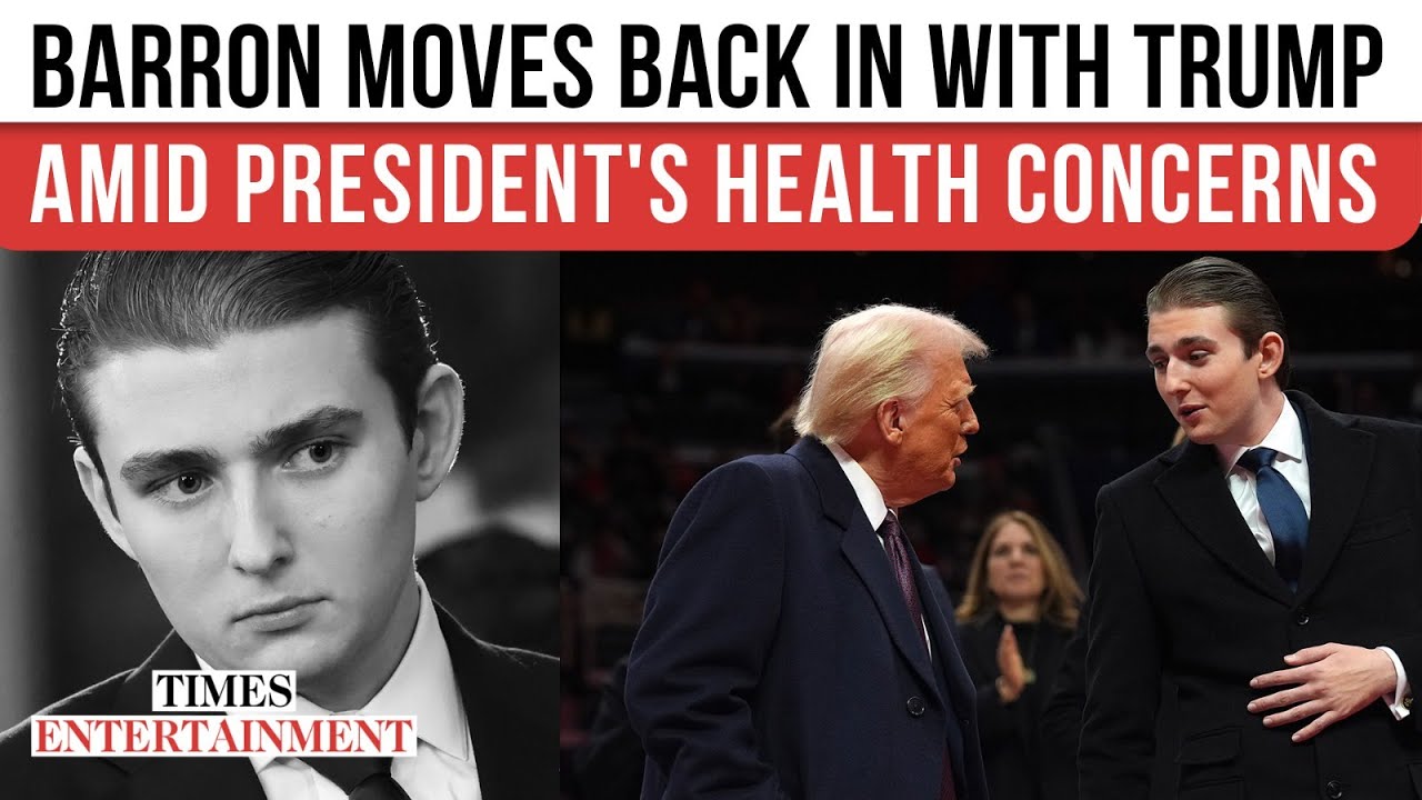Barron Trump Returns To Family Mid-College Amid Trump's Health Scare; First Son Back At White House