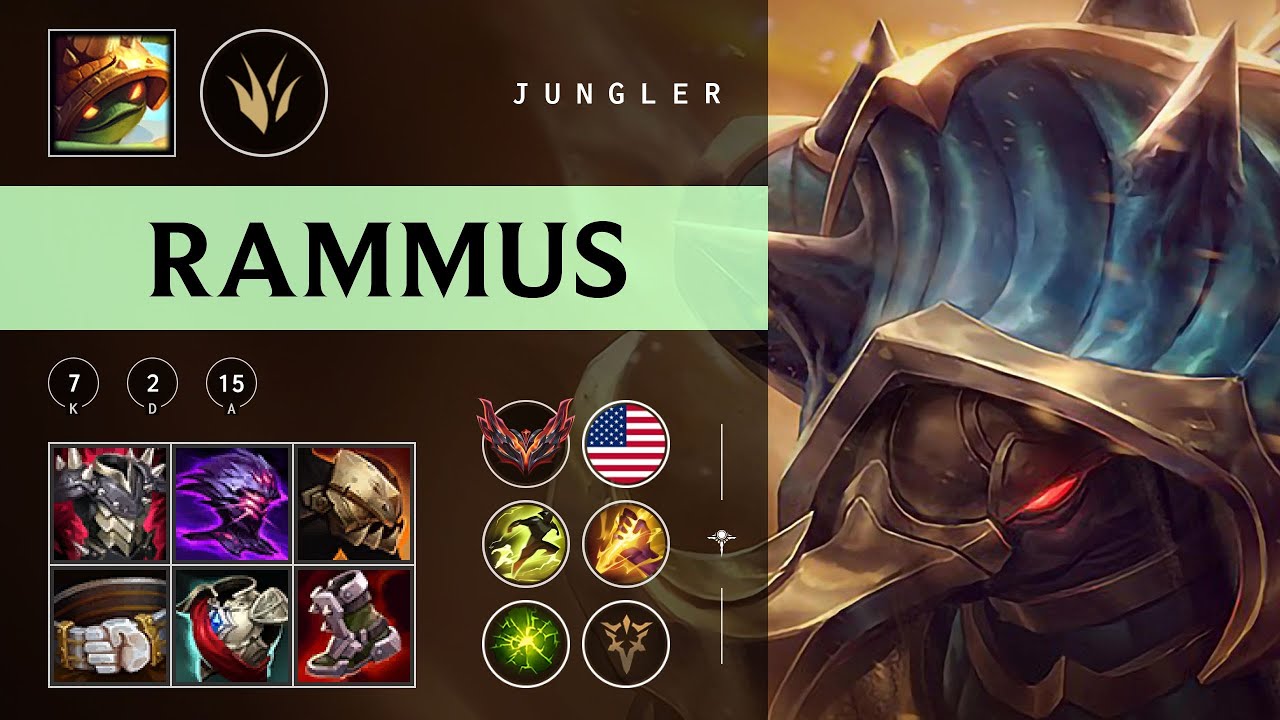 Rammus Jungle vs Jayce - NA Grandmaster Patch 25.23