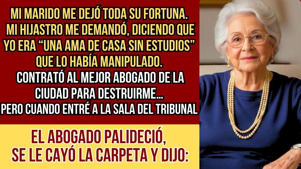 HISTORIAS REALES. Mi hijastro me demandó por la herencia… hasta que el juez supo quién era yo...