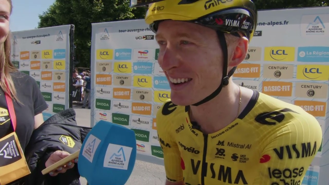 Matteo Jorgenson - Interview at the start - Stage 1 - Tour Auvergne-Rh&ocirc;ne-Alpes 2026