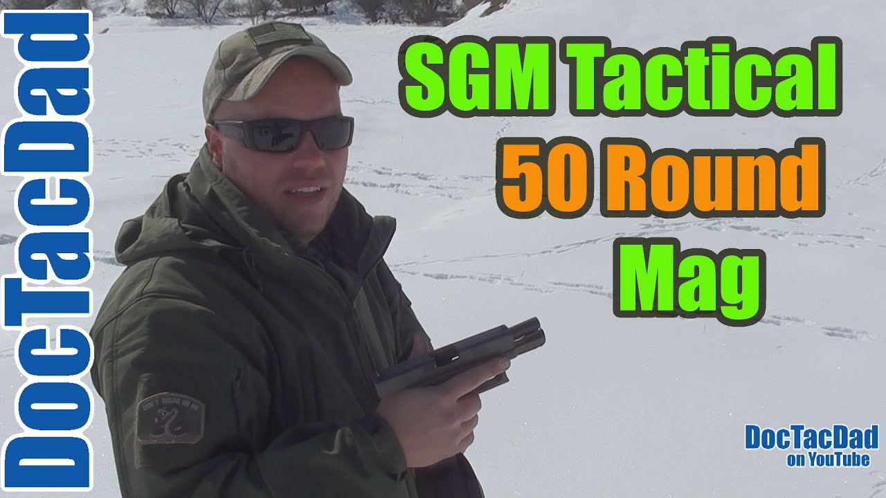 SGM Tactical 50 Round Glock Mag Dump