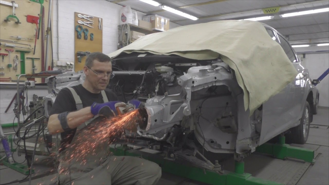 Форд Фокус, полное фиаско. Body repair after an accident.