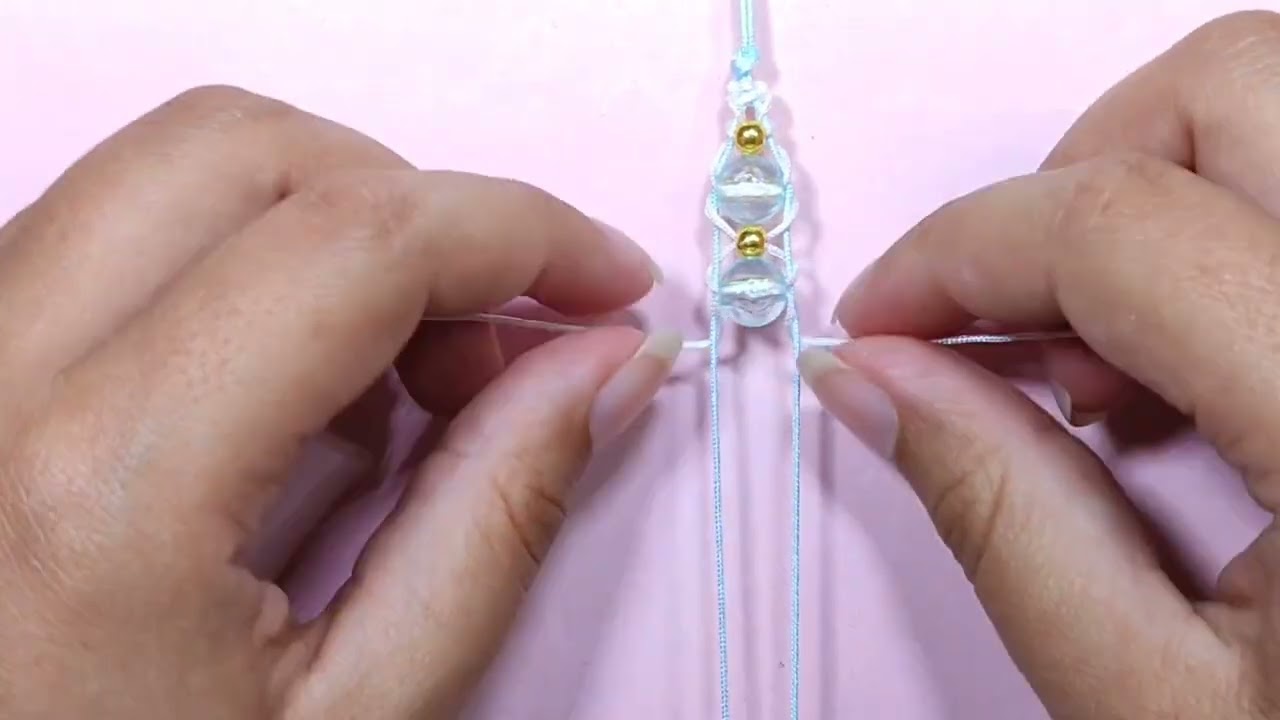 Cómo hacer pulsera de hilo fácil y original estilo Oruga