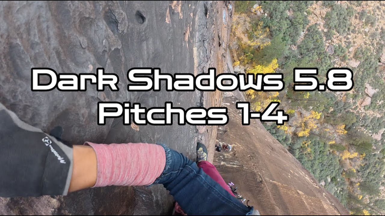 Dark Shadows (first 4 pitches) 5.8 - Climbing Red Rock Canyon, NV