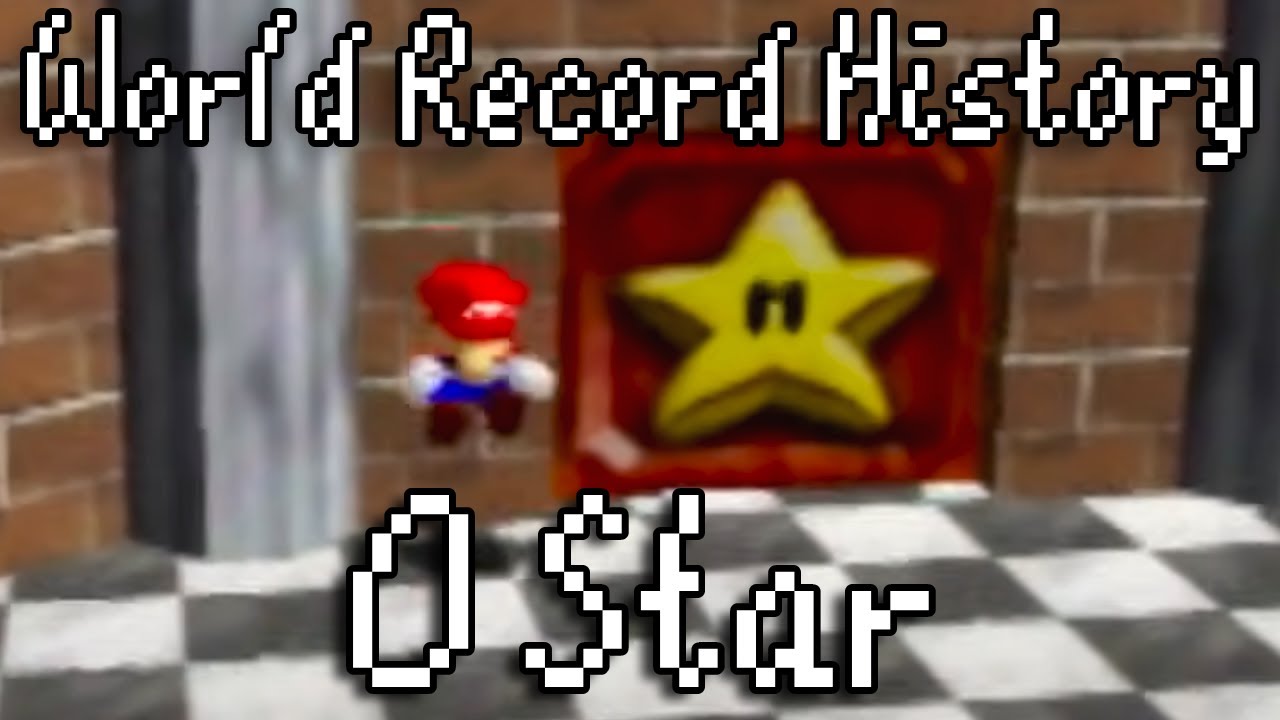 The History of Super Mario 64 0 Star Speedrun World Records
