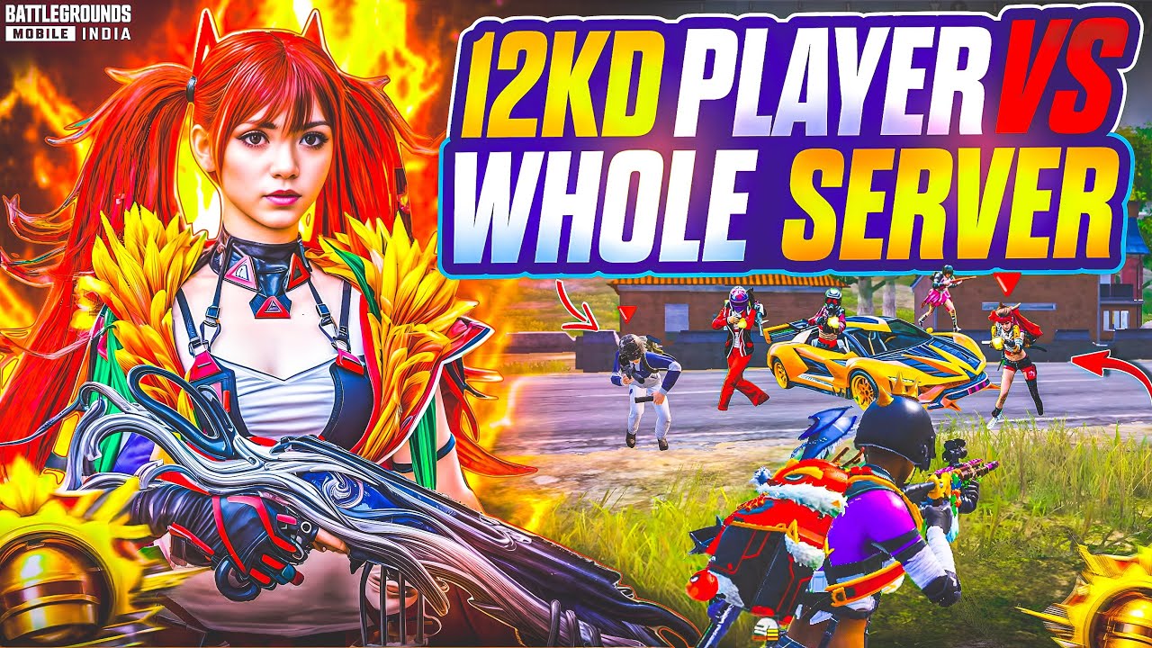 *Toughest Conqueror* Lobby vs 12 KD Player⁉️Random called me H@cker after this💀- 1v4 Clutch