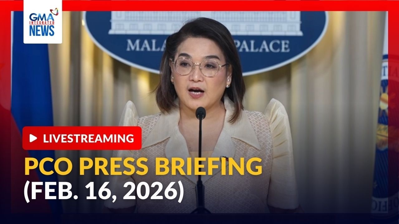 LIVE - PCO press briefing (Feb. 16, 2026) - Replay | GMA Integrated News