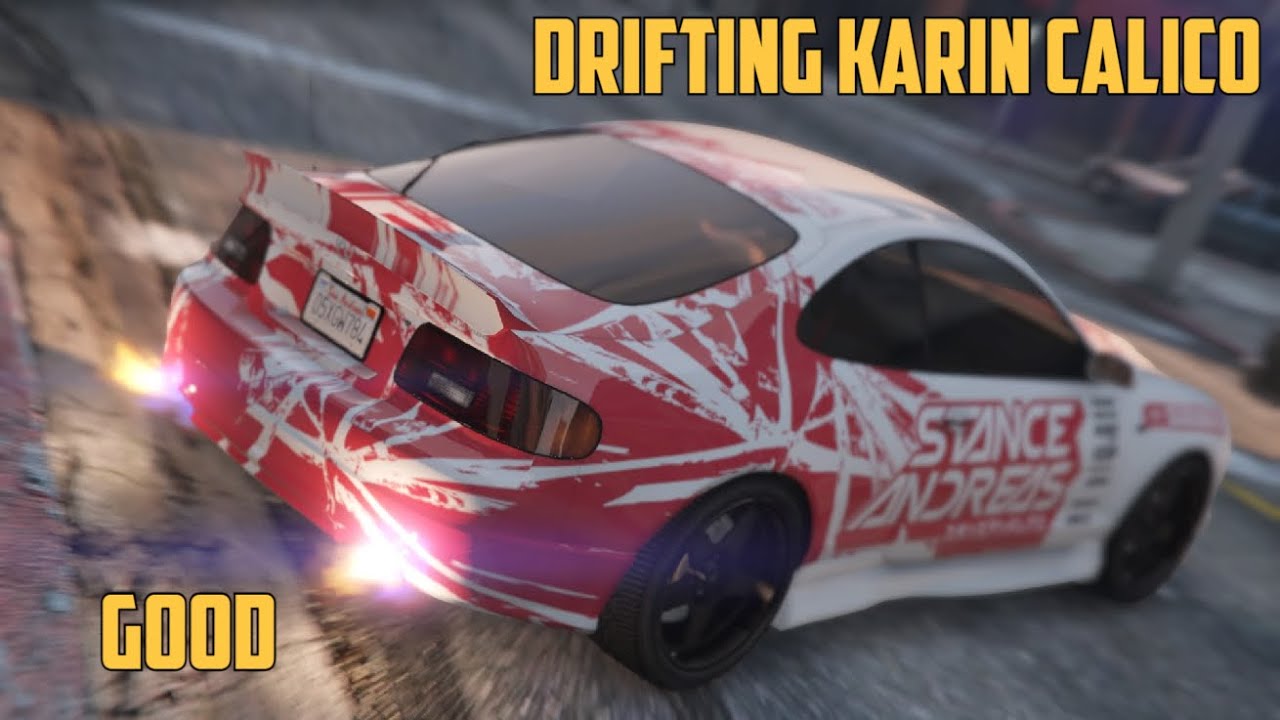 GTA 5  Karin Calico GTF ( Drifting + Low grips )