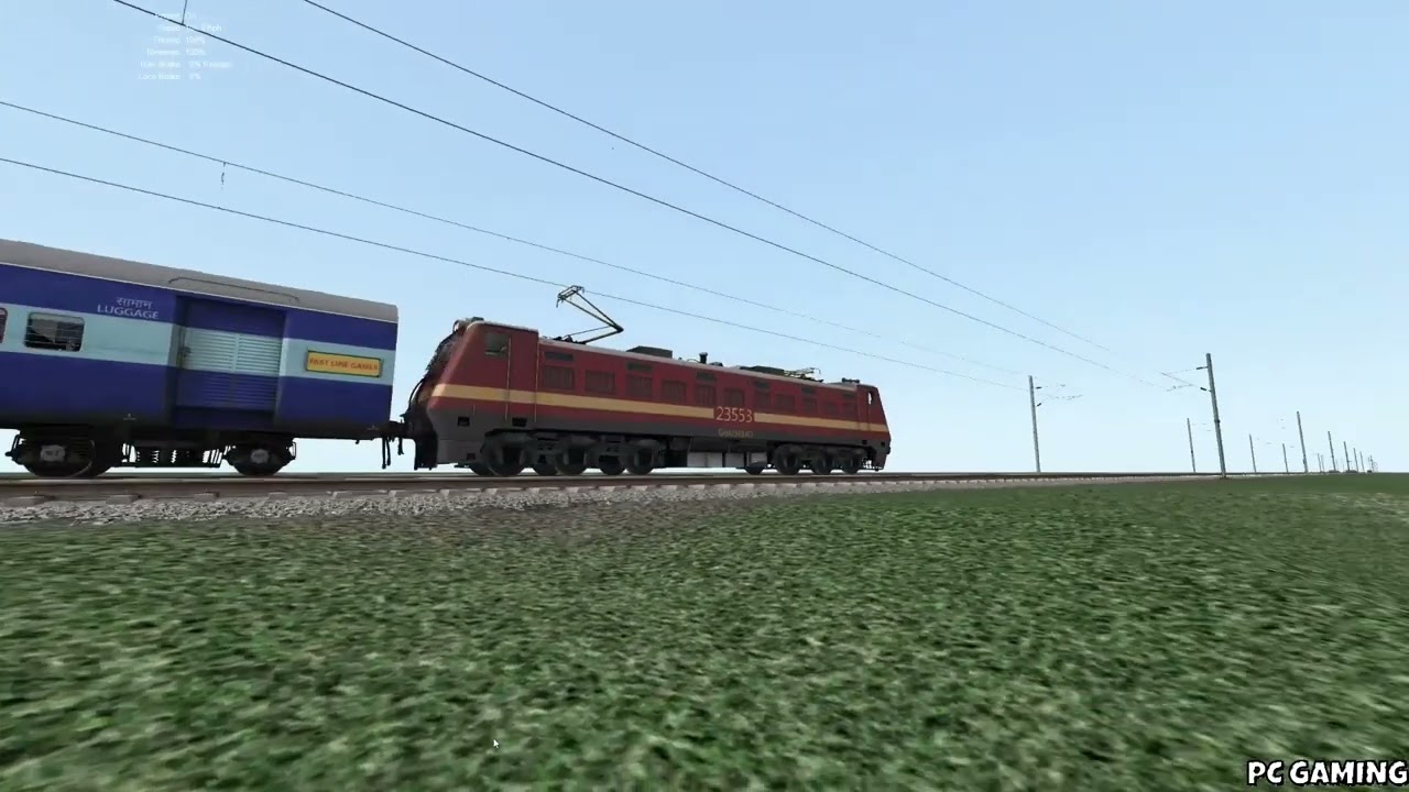 Short Run from Ambala Cantt | Train Simulator | Reaching 140 km/h!
