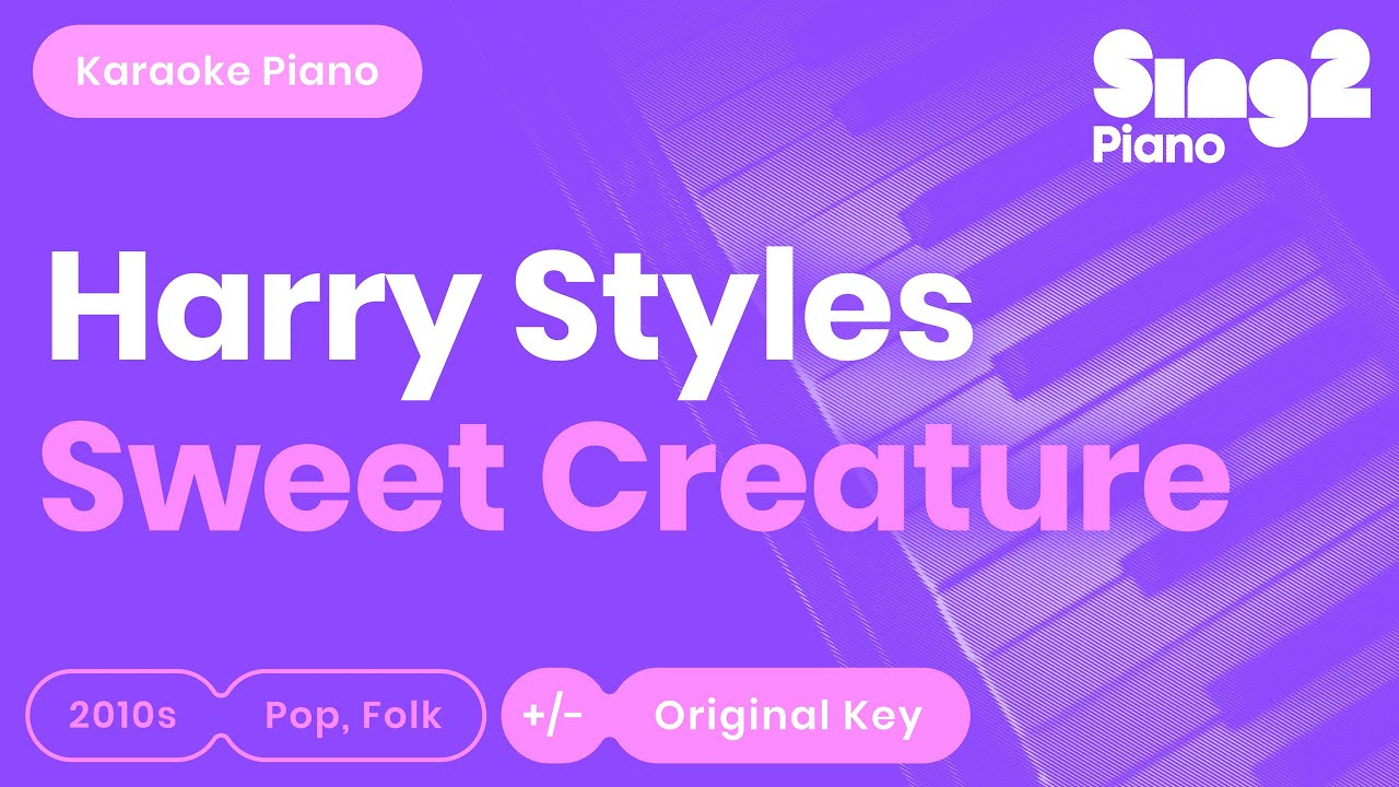 Harry Styles - Sweet Creature (Piano Karaoke)