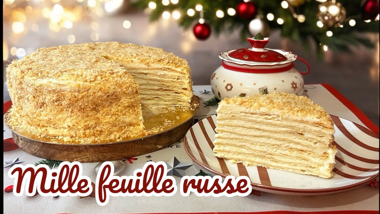 Mille feuille russe #gateau#gâteau#торт#наполеон#tarte#millefeuille#видеорецепты
