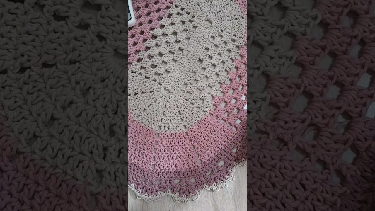 Tapete fácil de crochê
