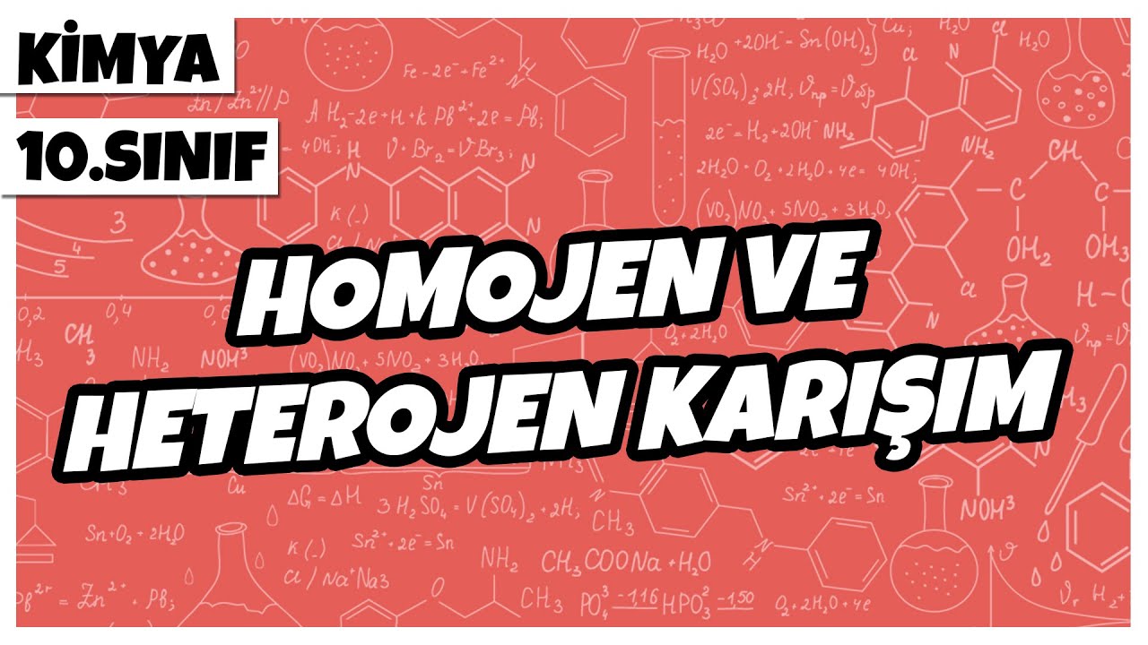 10. Sınıf Kimya - Homojen ve Heterojen Karışım | 2022