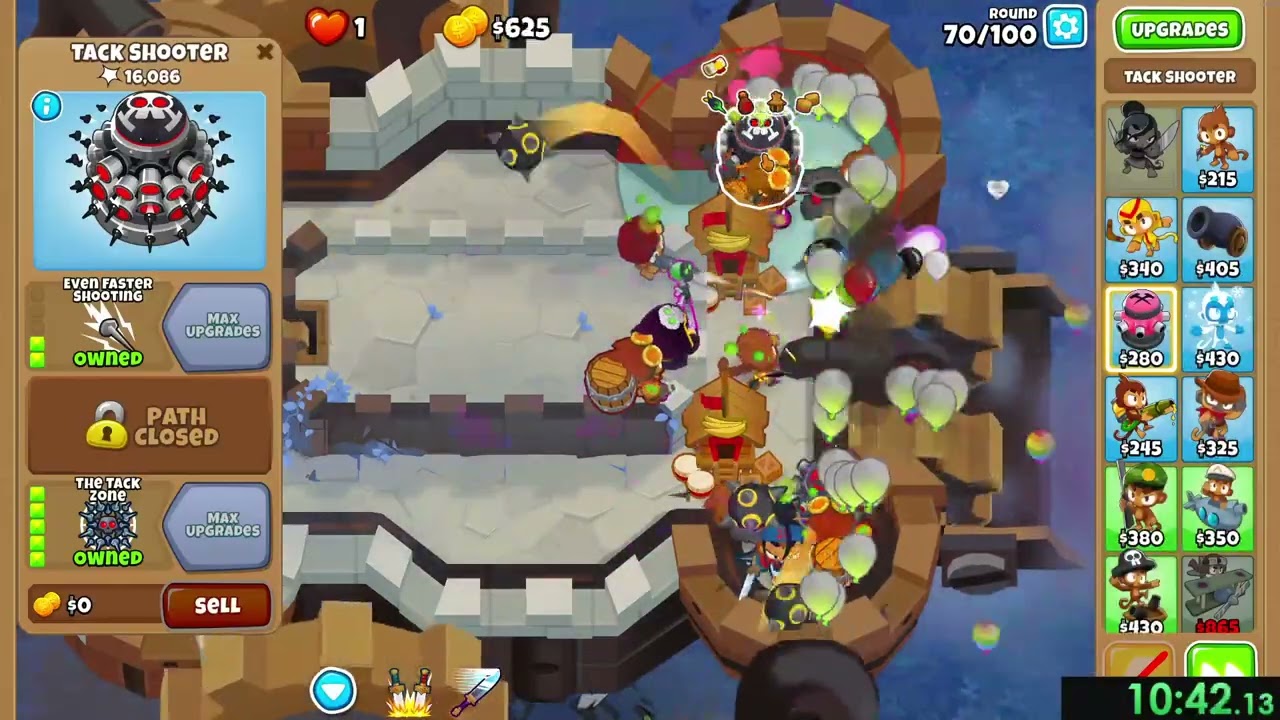 [BTD6] Castle Revenge - Chimps Speedrun in 